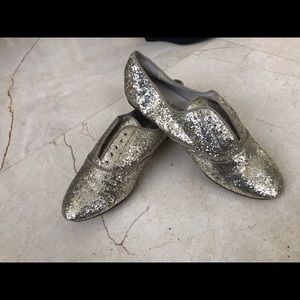 Gold glitter Raport loafers